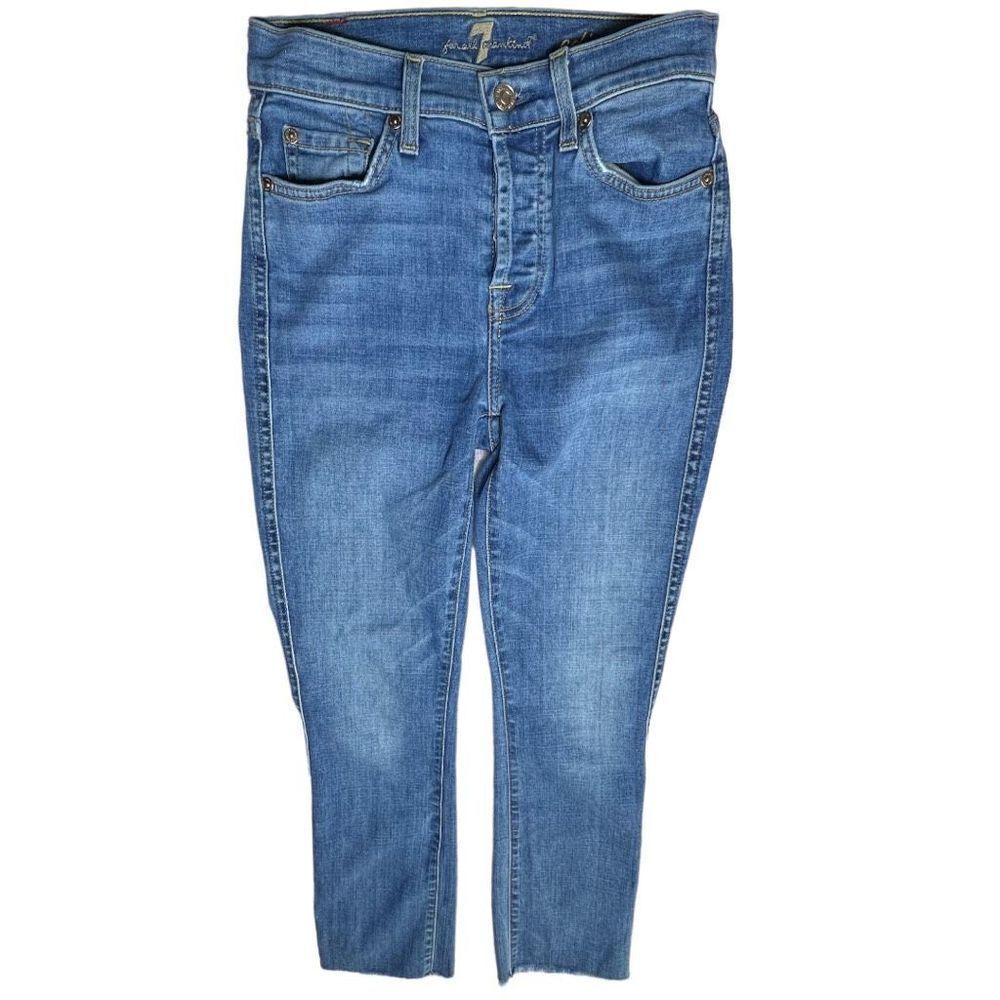 7 FOR ALL MANKIND
Women’s Vintage Edie Jeans With Cut Off Hem sz 24